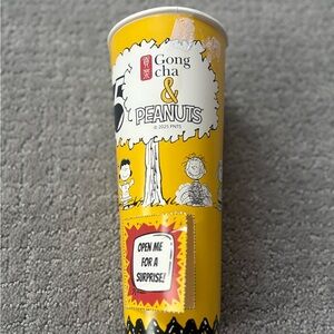Gong Cha X Snoopy Collectible Cup With Lid Limited Edition